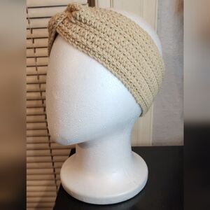 Beige Knitted Headband